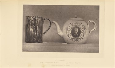 Mug and tea pot; William Chaffers, English, 1811 - 1892, London, England, Europe; 1871; Woodburytype; 9.5 x 15.5 cm