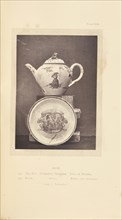 Tea pot and plate; William Chaffers, English, 1811 - 1892, London, England, Europe; 1871; Woodburytype; 12.1 x 8.5 cm