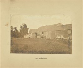 Back of the Barns; Possibly Alfred Booth, English, 1834 - 1914, and Thomas E. Jevons, American, born England, 1841 - 1919)