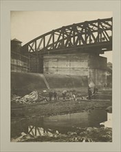 Stockton Heath - Cutting under Swing Bridge; G. Herbert & Horace C. Bayley; Manchester, England; negative November 1893; print