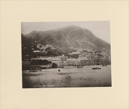 Hongkong from Harbour; Unknown maker; Hong Kong, China; 1889; Albumen silver print