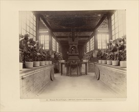 Flowery Forest Temple. 500 Genii, Interior Central Avenue. Canton; Unknown maker; Guangzhou, Guangdong, China; 1870s - 1880s