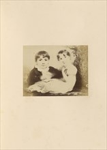 The Right Hon. W. E. Gladstone and his Sister; Charles Thurston Thompson, English, 1816 - 1868, London, England; 1865; Albumen