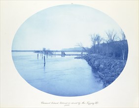Channel Behind Island 34 Closed by Mississippi Logging Company; Henry P. Bosse, American, 1844 - 1903, 1889; Cyanotype