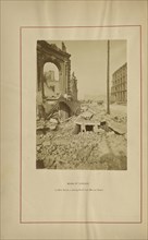 La Salle Street, Looking North from Monroe Street; George N. Barnard, American, 1819 - 1902, Chicago, Illinois, United States