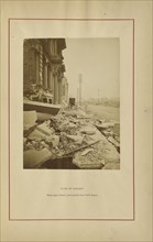 Washington Street, Looking East from Wells Street; George N. Barnard, American, 1819 - 1902, Chicago, Illinois, United States