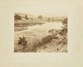 Doorbraak der dam by Ladysmith; Possibly Jan van Hoepen, Dutch, 1856 - 1922, Ladysmith, KwaZulu,Natal, South Africa, Africa