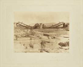 Spoorwegberg te vernield door dijnamite; Possibly Jan van Hoepen, Dutch, 1856 - 1922, Wasbank, KwaZulu,Natal, South Africa