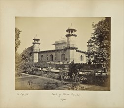 Agra; Mausoleum of Prince Etmad-Dowlah, from the Gate; Samuel Bourne, English, 1834 - 1912, Ä€gra, Uttar Pradesh, India, Asia