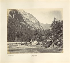 Gangootri; Attributed to Samuel Bourne, English, 1834 - 1912, Gangotri, Uttarakhand, India, Asia; October 21, 1865; Albumen