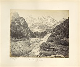 Snowy Peaks near the Gangootri Glacier; Samuel Bourne, English, 1834 - 1912, Uttarakhand, India, Asia; October 23, 1865