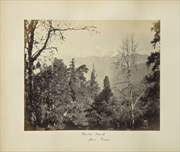 Bunderpoonch, the Jumnootri Peak, 20,758 feet, from the heights above Barsoo; Attributed to Samuel Bourne, English, 1834 - 1912