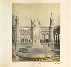 Cawnpore; The Memorial Well, the Marble Statue by Marochetti, under a different aspect of light; Samuel Bourne, English, 1834