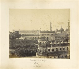 Lucknow; Great Emambara and Mosque; Samuel Bourne, English, 1834 - 1912, Lucknow, Uttar Pradesh, India, Asia; November 13, 1867