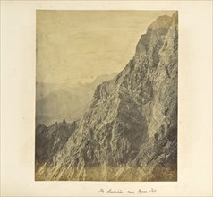 Nynee Tal; The Landslip; Samuel Bourne, English, 1834 - 1912, Naini TÄl, Uttarakhand, India, Asia; about 1868; Albumen silver