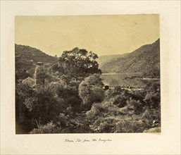 Bheem Tal; The Lake on a calm morning, from near the Dak Bungalow; Samuel Bourne, English, 1834 - 1912, BhÄ«m TÄl, Uttarakhand