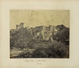 Benares; Beseshor Nath, or Golden Temple; Samuel Bourne, English, 1834 - 1912, Benares, Uttar Pradesh, India, Asia; about 1868
