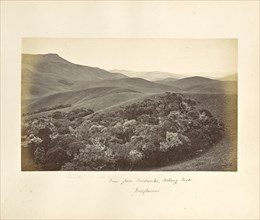 Neilgherries; View from Avalanche, looking East; Samuel Bourne, English, 1834 - 1912, Tamil NÄdu, India, Asia; about 1869