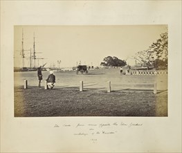 Calcutta; The Strand near the Eden Gardens; Samuel Bourne, English, 1834 - 1912, Calcutta, West Bengal, India, Asia; 1872