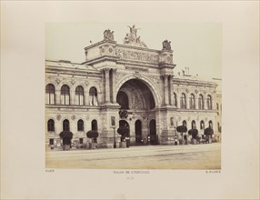 Palais de l'Industrie, No. 50, Édouard Baldus, French, born Germany, 1813 - 1889, Paris, France; 1860s; Albumen silver print