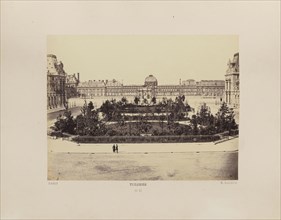 Tuileries, No. 12, Édouard Baldus, French, born Germany, 1813 - 1889, Paris, France; 1860s; Albumen silver print