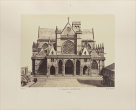 St. Germain L'Auxerrois, No. 31, Édouard Baldus, French, born Germany, 1813 - 1889, Paris, France; 1860s; Albumen silver print