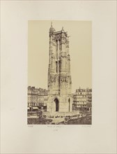 Tour St. Jacques, No. 28, Édouard Baldus, French, born Germany, 1813 - 1889, Paris, France; 1860s; Albumen silver print
