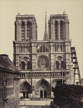 Notre Dame, No. 26, Édouard Baldus, French, born Germany, 1813 - 1889, Paris, France; 1860s; Albumen silver print