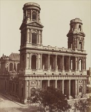 Saint Sulpice, No. 94, Édouard Baldus, French, born Germany, 1813 - 1889, Paris, France; 1860s; Albumen silver print