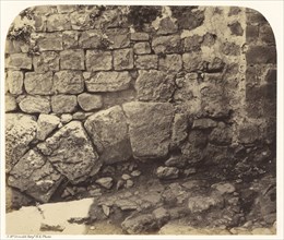 Portion of an Old Arch at the S.W. End of the Bazaars; Sgt. James M. McDonald, English, 1822 - 1885, Israel; 1865; Albumen