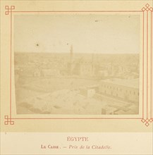 Le Caire. - Pris de la Citadelle; Félix Bonfils, French, 1831 - 1885, Alais, France; about 1878; Albumen silver print