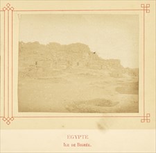 Ile de Bighée; Félix Bonfils, French, 1831 - 1885, Alais, France; about 1878; Albumen silver print