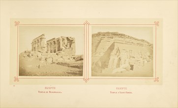 Temple de Meharrakal; Félix Bonfils, French, 1831 - 1885, Alais, France; about 1878; Albumen silver print