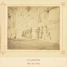 Mur des Juifs; Félix Bonfils, French, 1831 - 1885, Alais, France; about 1878; Albumen silver print