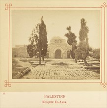 Mosquée El-Aksa; Félix Bonfils, French, 1831 - 1885, Alais, France; about 1878; Albumen silver print