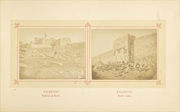 Tombeau de David; Félix Bonfils, French, 1831 - 1885, Alais, France; about 1878; Albumen silver print