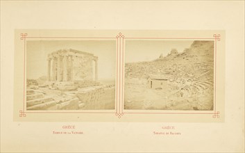 Temple de la Victoire; Félix Bonfils, French, 1831 - 1885, Alais, France; about 1878; Albumen silver print