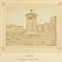 Lanterne de Démosthène; Félix Bonfils, French, 1831 - 1885, Alais, France; about 1878; Albumen silver print