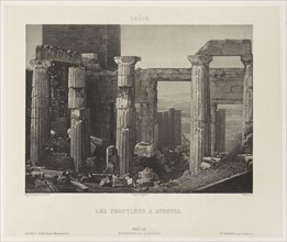 Grece. Les Propylées à Athènes; Nöel-Marie-Paymal Lerebours, French, 1807 - 1873, Paris, France; daguerreotype 1839; print 1842