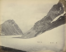 Spiti: The Manirang Pass, Elevation 18,600 feet; Samuel Bourne, English, 1834 - 1912, India; 1866; Albumen silver print