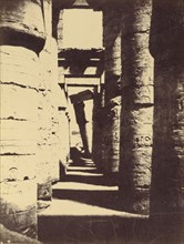 Interior view of a hypostyle hall; Henry Cammas, French, 1813 - 1888, André Lefèvre, French, 1834 - 1904, Henry Cammas, French