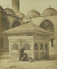Fountain in the Court of the Sulimanijeh; James Robertson, English, 1813 - 1888, London, England; 1853; Salted paper print; 28.
