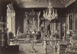 Warwick Castle, the Cedar Drawing Room, No. 1; Francis Bedford, English, 1815,1816 - 1894, Chester, England; about 1860 - 1870