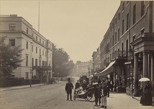 Leamington, Lower Parade and Regent Hotel; Francis Bedford, English, 1815,1816 - 1894, Chester, England; about 1860 - 1870