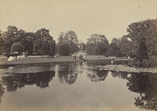 Leamington, view in the Jephson Gardens; Francis Bedford, English, 1815,1816 - 1894, Chester, England; about 1860 - 1870