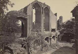 Kenilworth Castle, interior of Banquet Hall; Francis Bedford, English, 1815,1816 - 1894, Chester, England; about 1860 - 1870