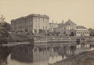Stoneleigh Abbey, from the riverside; Francis Bedford, English, 1815,1816 - 1894, Chester, England; about 1860 - 1870; Albumen