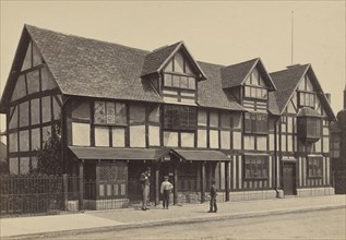 Stratford-on-Avon, Shakespeare's house, No. 1; Francis Bedford, English, 1815,1816 - 1894, Chester, England; about 1860 - 1870