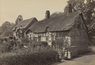 Stratford-on-Avon, Anne Hathaway's cottage, Shottery; Francis Bedford, English, 1815,1816 - 1894, Chester, England; about 1860