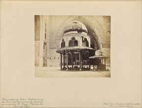 Cairo, Egypt, Fountain in the Court of the Mosk of Sultan Hassan; Francis Bedford, English, 1815,1816 - 1894, London, England